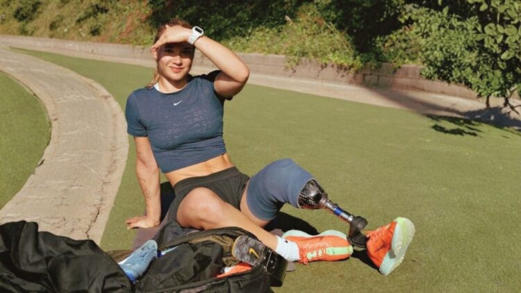 Fiona Pinar, atleta paralímpica con discapacidad