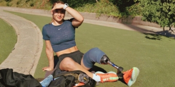 Fiona Pinar, atleta paralímpica con discapacidad