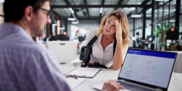 Trabajadora con una incapacidad permanente parcial