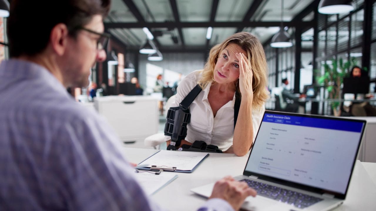 Trabajadora con una incapacidad permanente parcial