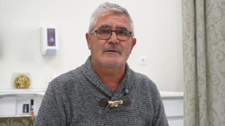 Juan Tequen, paciente con síndrome de Sudeck