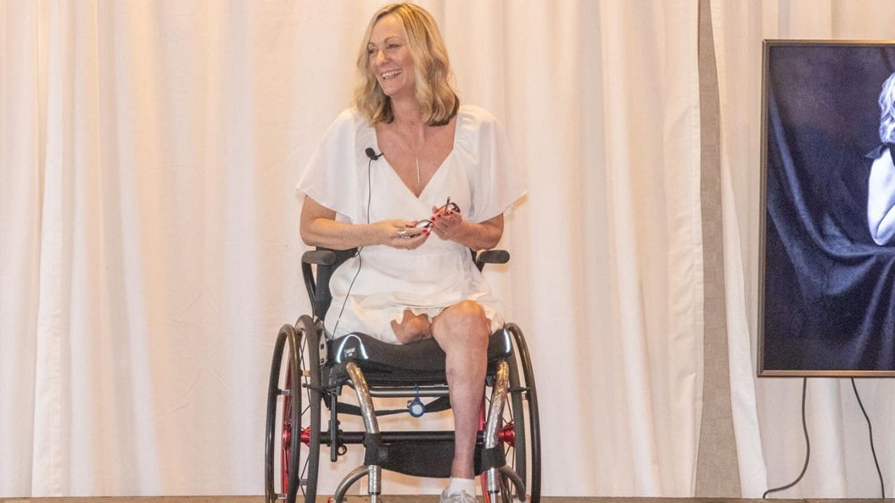 Tammy Gibson,: speaker de motivación tras una enfermedad que le arrebató una pierna
