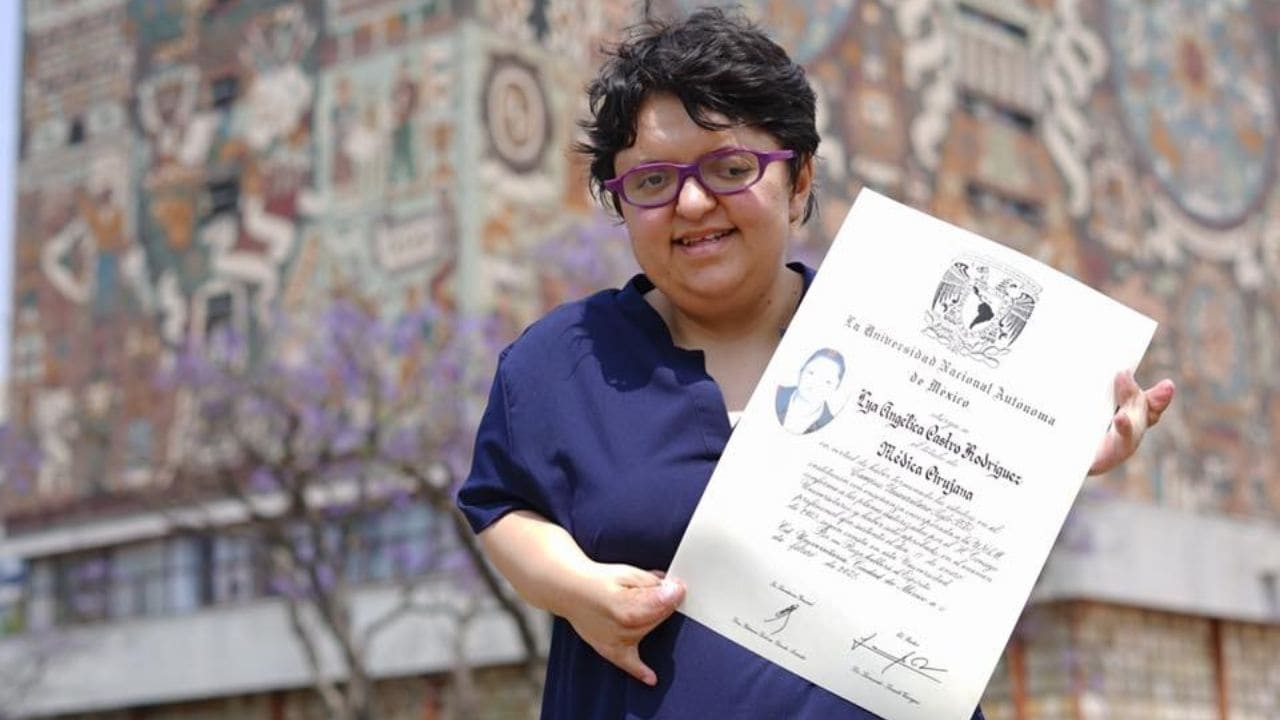 Lya Angélica: una joven que desafió a la discapacidad y se convirtió en médico con el síndrome de Apert
