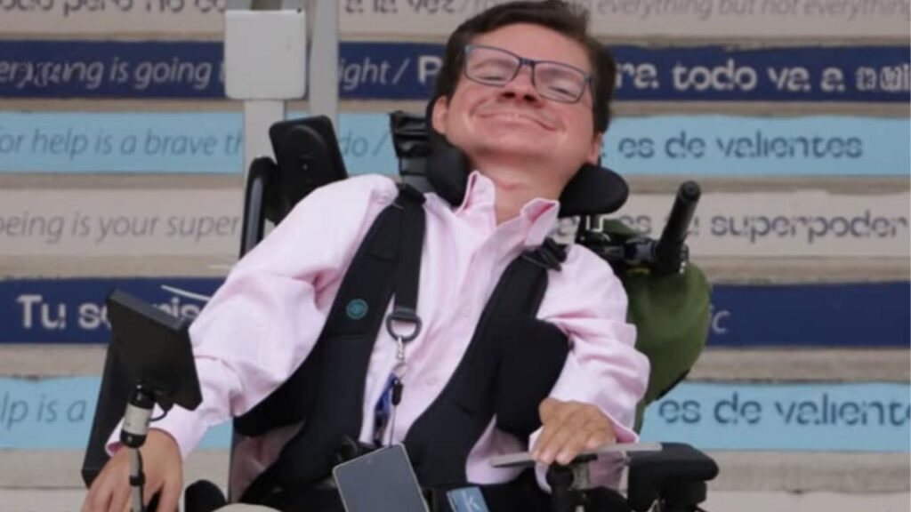 Andrés Marcio, joven con discapacidad, desvela una aplicación que le permite ser «totalmente autónomo» usando el móvil