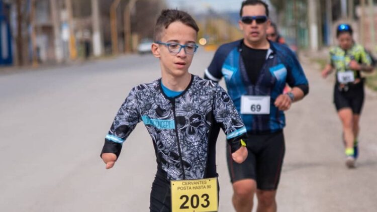 Bautista Palacios, atleta con discapacidad: "Los sueños no se agarran con las manos"