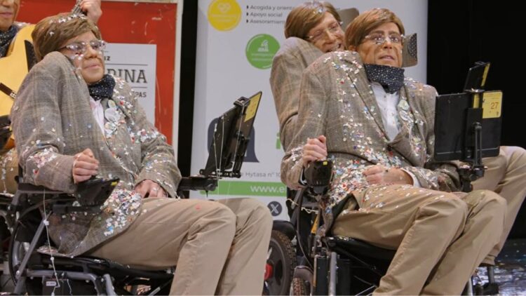 La chirigota de los 'Stephen Hawking' en Cuartos de Final del COAC 2026 Ley ELA