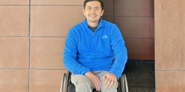 Daniel Esponda, joven con discapacidad