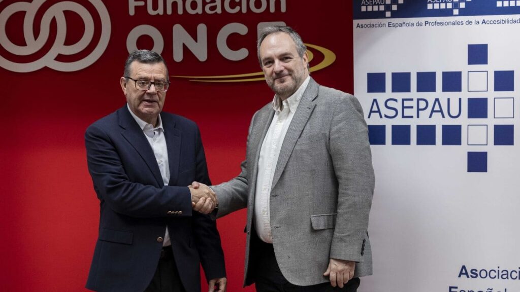 Fundación ONCE y ASEPAU unen fuerzas en el fomento de la accesibilidad universal