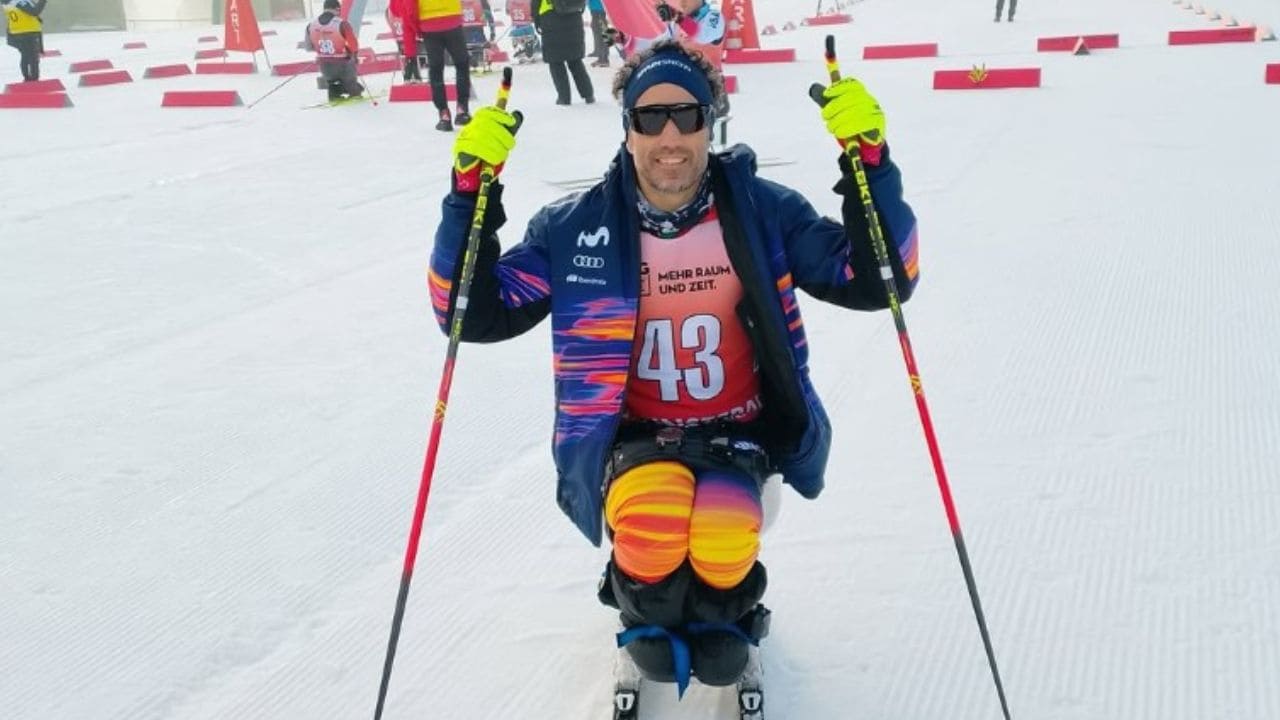 Higinio Rivero, deportista español que estará en los Juegos Paralímpicos de Invierno 2026