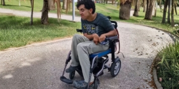 Ismail Fernández, joven con un 92% de discapacidad