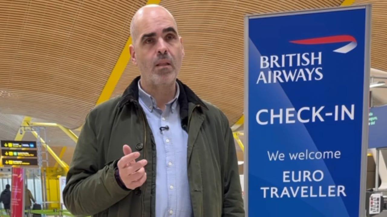 Jonatan Armengol denuncia la actuación de British Airways con su perro guía