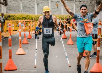 El mensaje de motivación de Fredy Gómez, triatleta con discapacidad: “Utiliza siempre el miedo a tu favor”