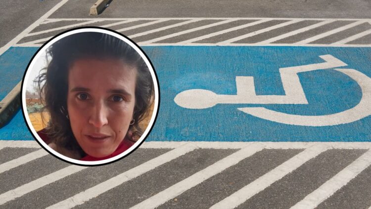 Laura Sánchez reclama respeto para las plazas de aparcamiento PMR