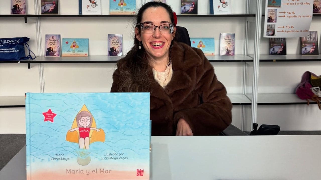 María Clares, una joven con parálisis cerebral que normaliza la discapacidad y fomenta la inclusión en niños