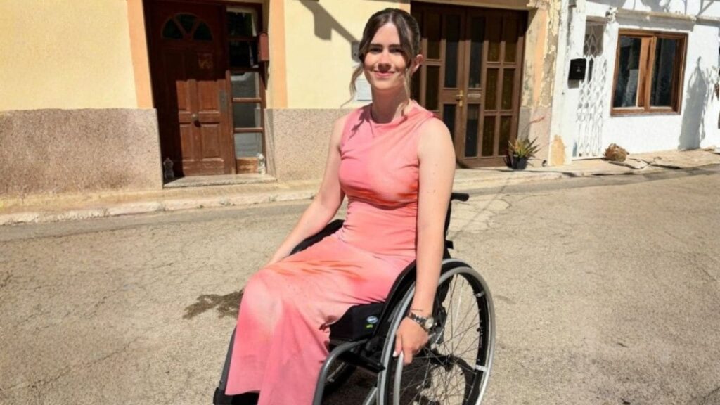 Marta Sevilla, joven con discapacidad