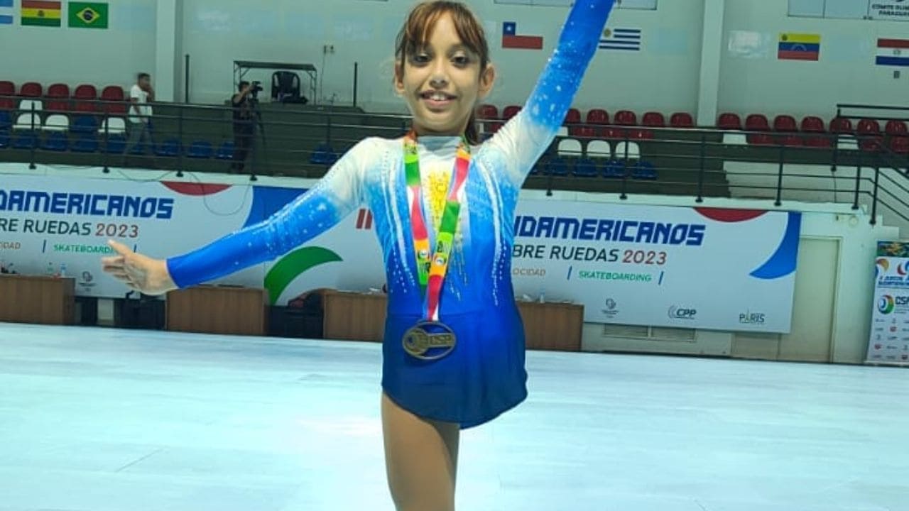 Mili Trejo, una patinadora de 12 años con discapacidad: un desafío a la vida guiado por el amor al deporte