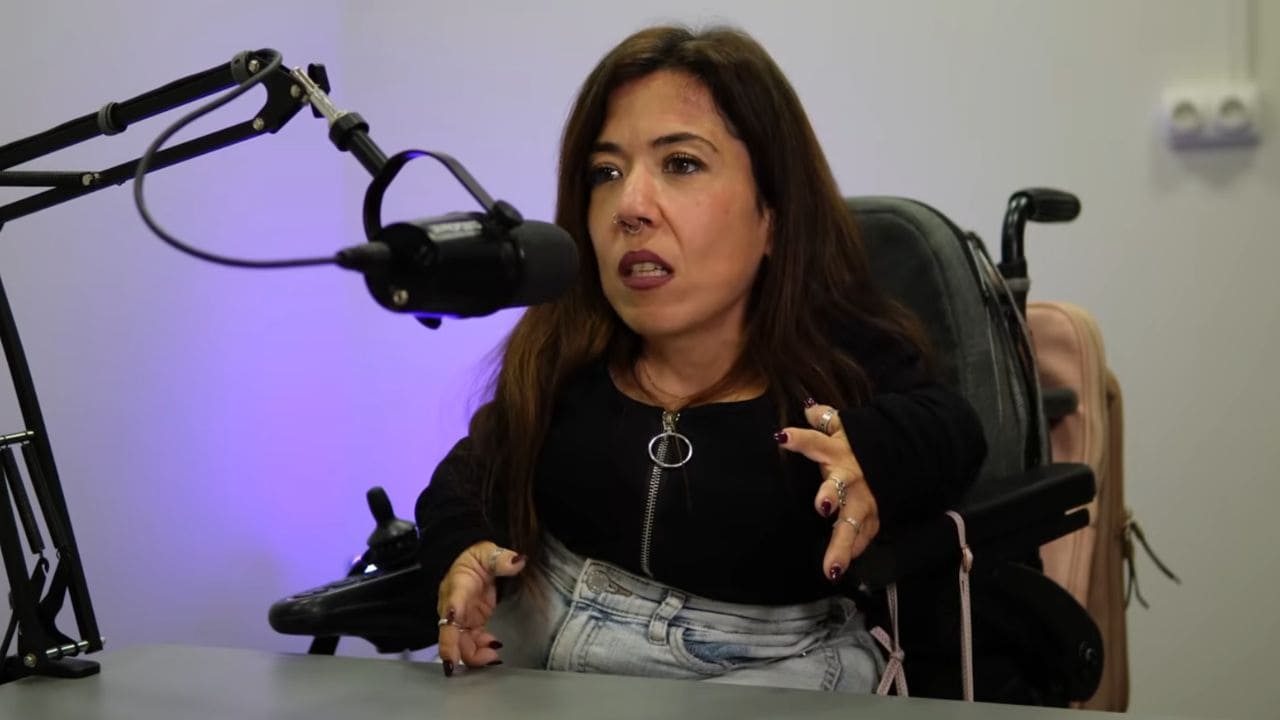 Myriam Arnáiz, mujer activista con discapacidad