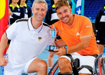 Martín de la Puente, subcampeón del Open de Australia de tenis en silla de ruedas