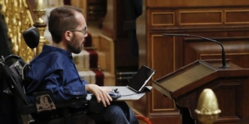 Pablo Echenique en su etapa como diputado de Podemos en el Congreso de los Diputados discapacidad accesibilidad