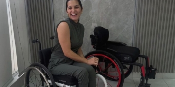 Sabrina Murillo, mujer con discapacidad