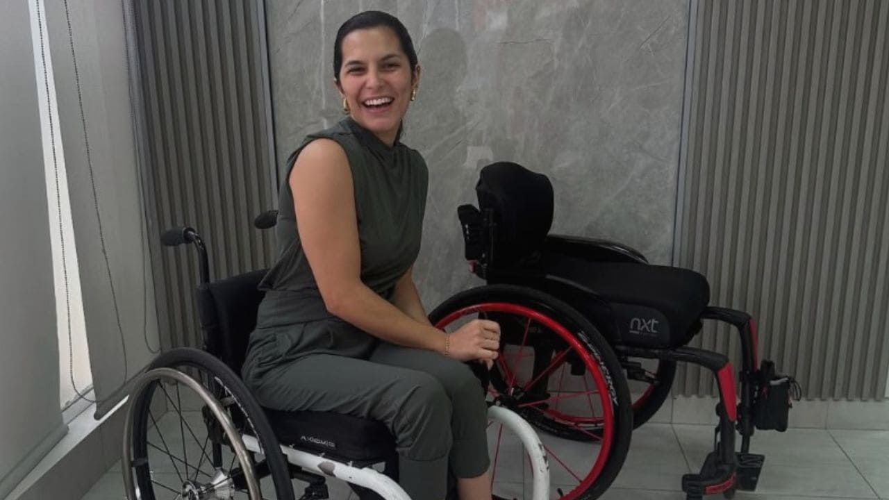 Sabrina Murillo, mujer con discapacidad