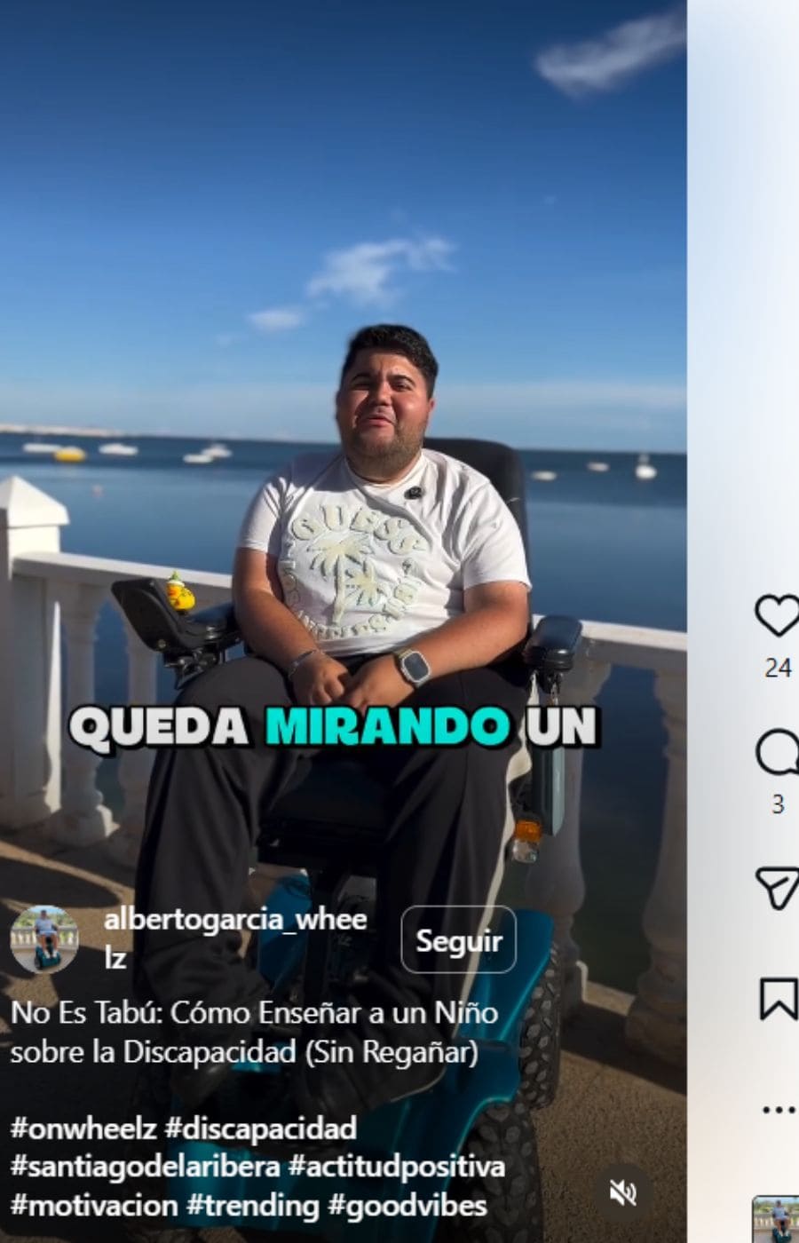 Alberto García, partidario de eliminar el 'tabú' de la discapacidad para que los niños puedan entenderla