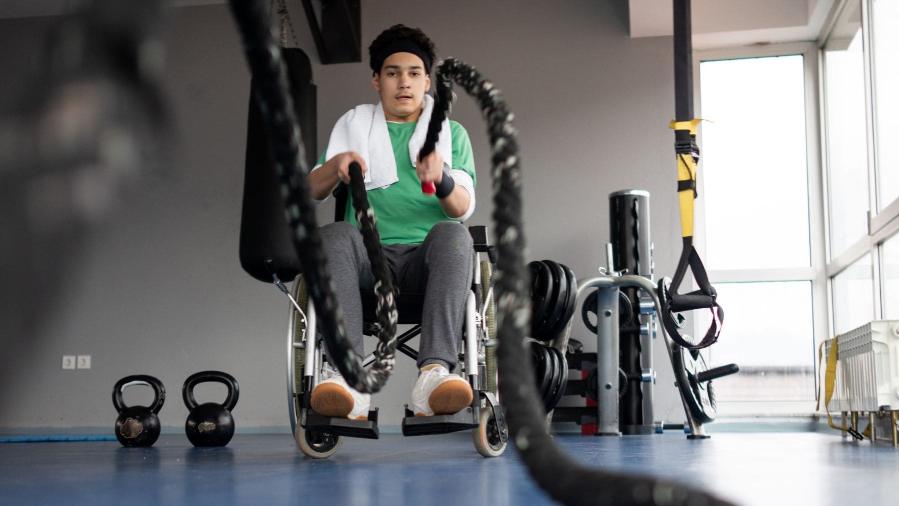 Así es el entrenamiento de personas con discapacidad: adaptar el trabajo para desarrollar fuerza, control y potencia