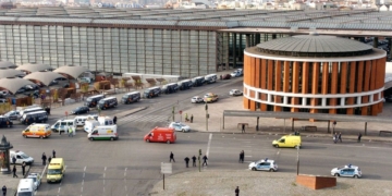 Estación de Atocha, Madrid, durante el 11-M discapacidad