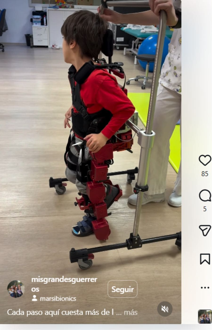 Atlas 2030: un exoesqueleto que ayuda a niños con parálisis cerebral para una rehabilitación integral