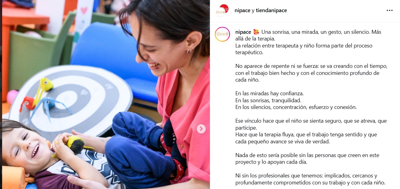 Fundación 'Nipace': una entidad dedicada a mejorar la vida de niños con parálisis cerebral