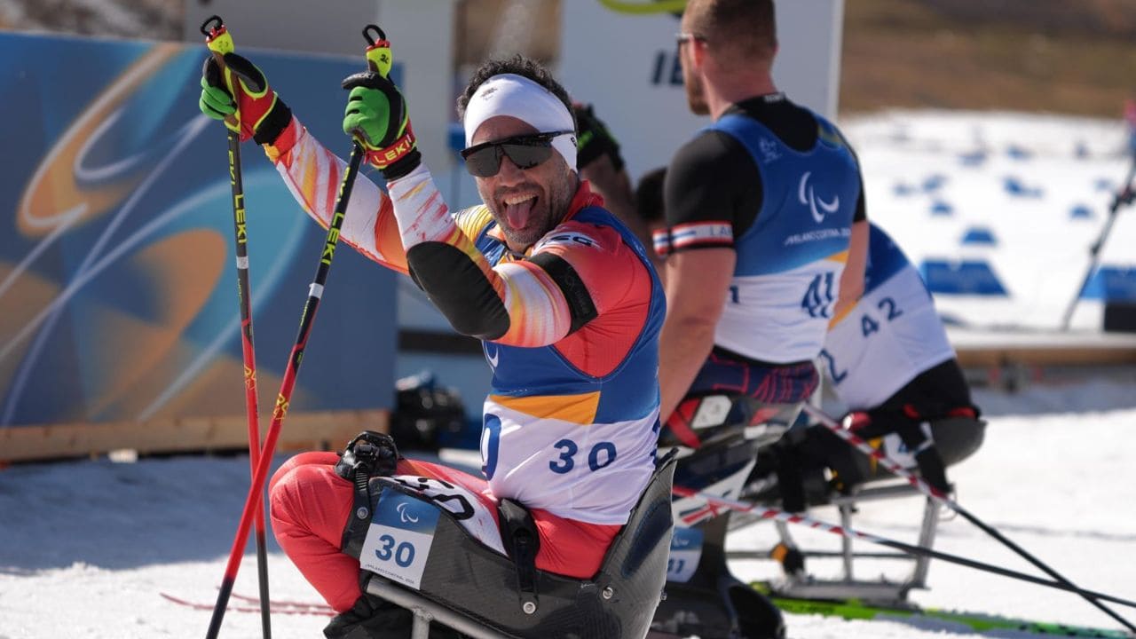 Higinio Rivero hace historia en los Juegos Paralímpicos de Invierno Milano-Cortina 2026