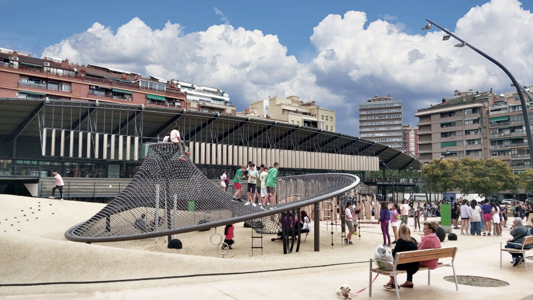 Parques infantiles inclusivos para niños con discapacidad, un «compromiso social» de Fundación ONCE e iPlay Urban
