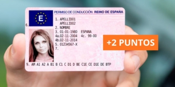 La DGT explica como obtener dos puntos extra en el carnet de conducir