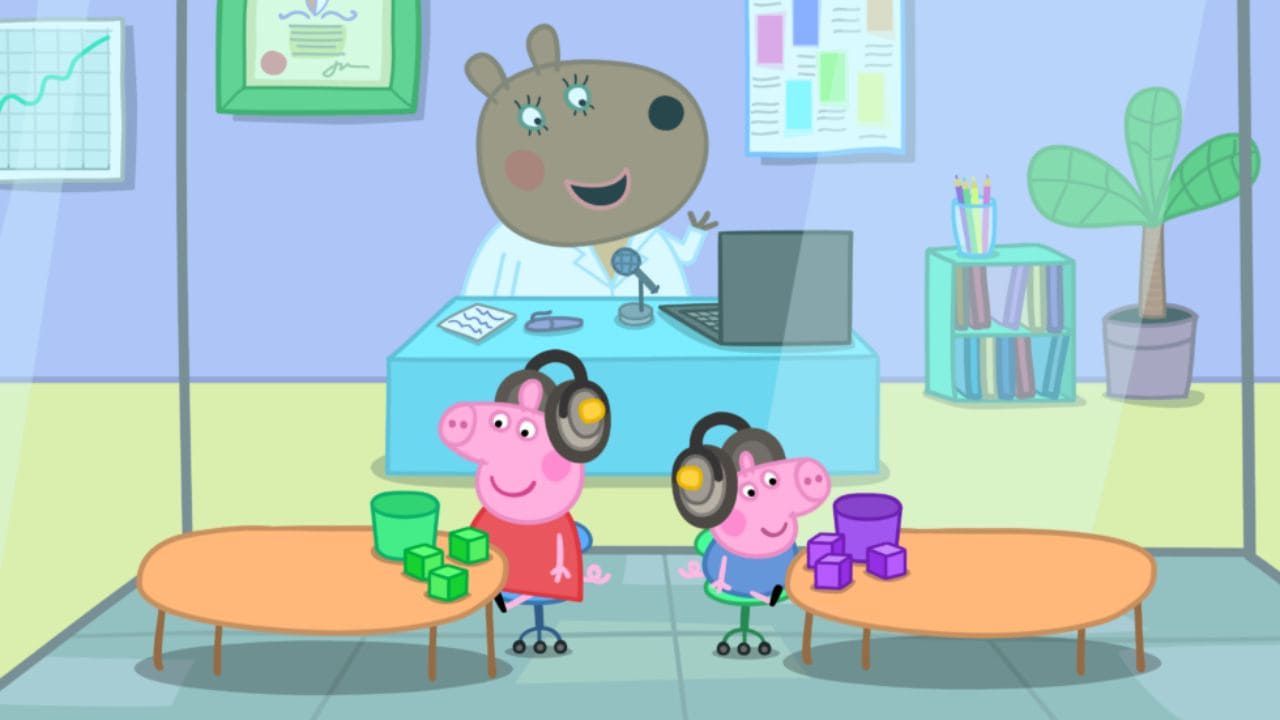 La popular serie infantil 'Peppa Pig' visibiliza la discapacidad auditiva en su nueva temporada