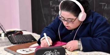 María Eugenia Reiriz, joven artista con síndrome de Down