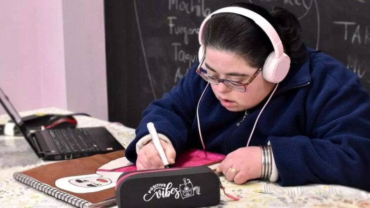 María Eugenia Reiriz, joven artista con síndrome de Down
