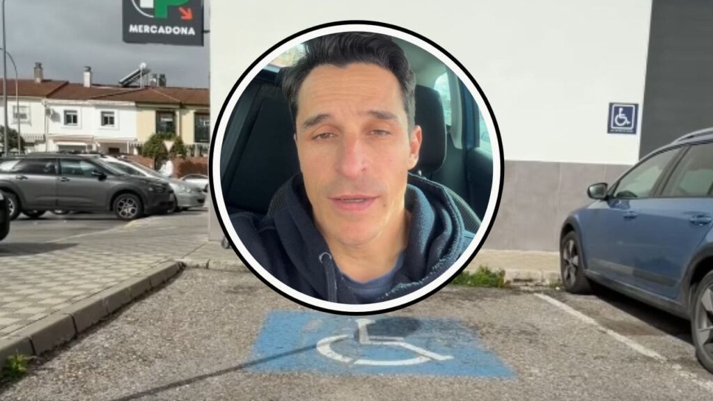 Pablo Tovar denuncia la falta de respeto hacia las plazas PMR en un parking de Mercadona