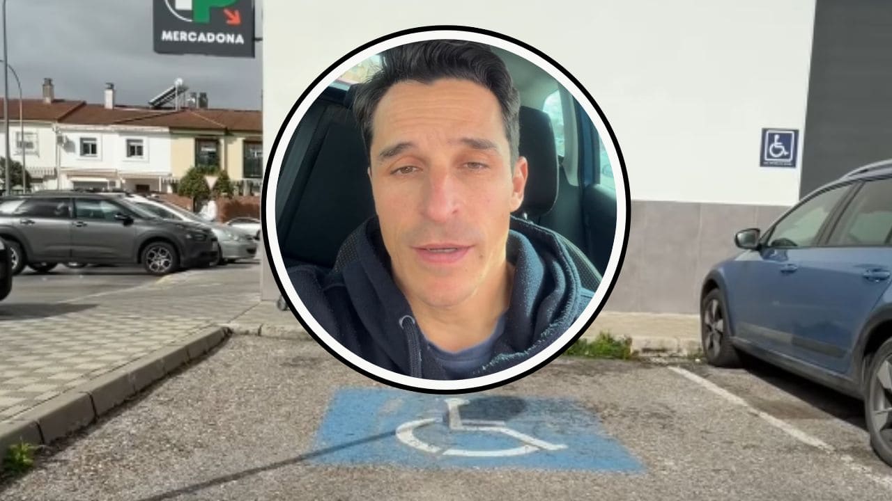 Pablo Tovar denuncia la falta de respeto hacia las plazas PMR en un parking de Mercadona: «No son un capricho»