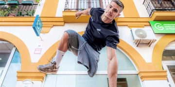 Rubén Roldán, una estrella del parkour a una sola pierna que ya ha batido récord Guinness