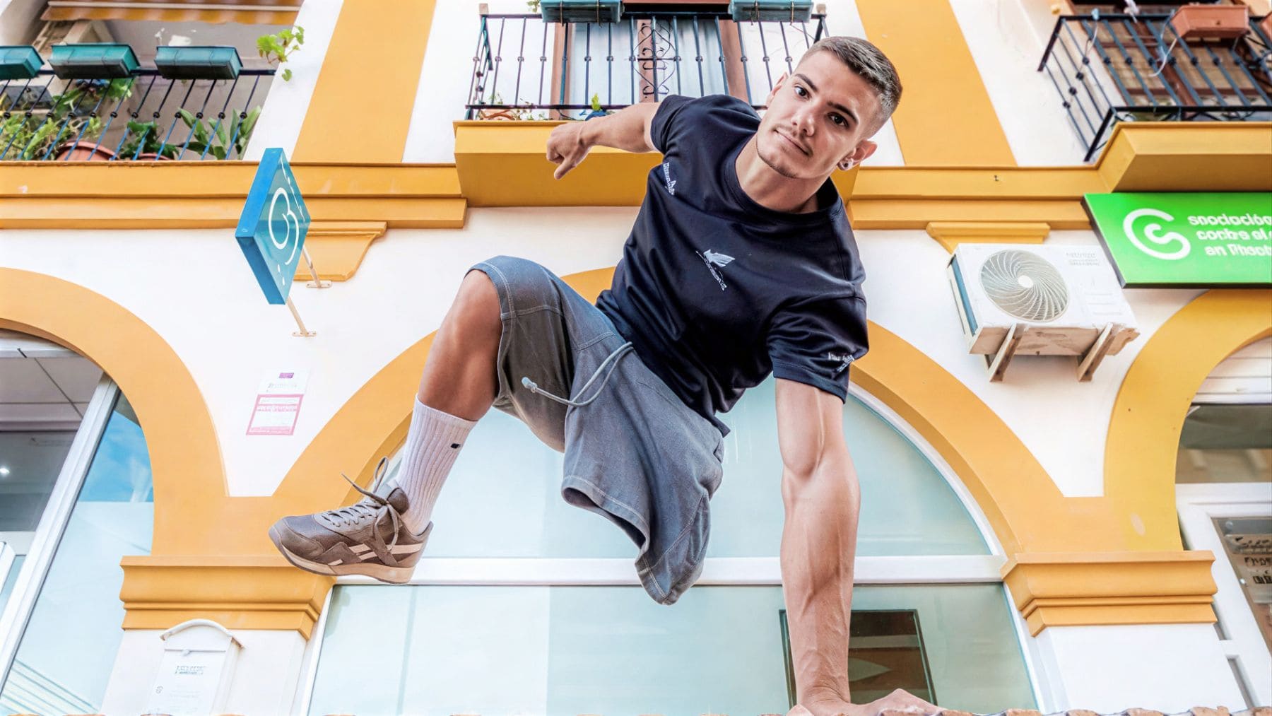 Rubén Roldán, una estrella del parkour a una sola pierna que ya ha batido récord Guinness