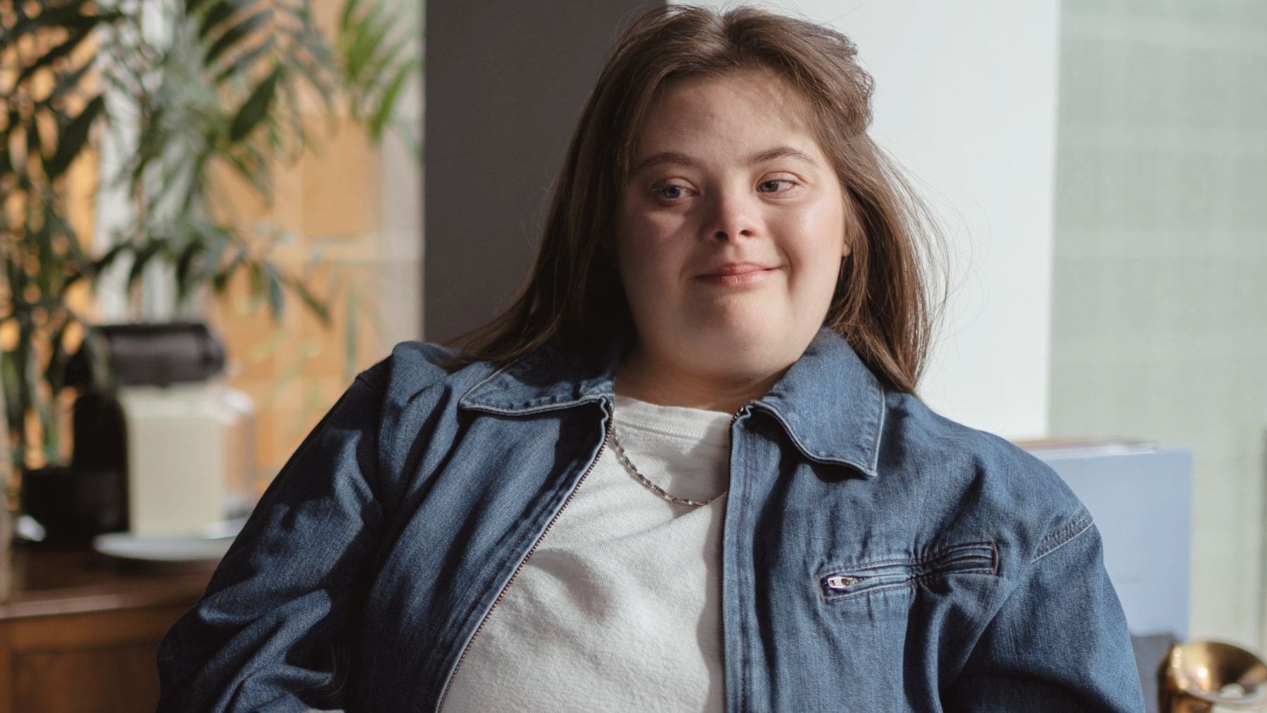 Sara, joven con síndrome de Down