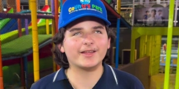 Sebastián Filoramo, un niño ciego, funda el primer parque de juegos inclusivo de Venezuela