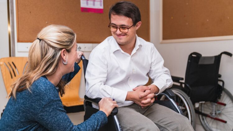 Persona con síndrome de Down