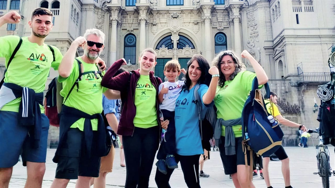 AVOI recaudará fondos para financiar el Camino de Santiago de niños en tratamiento oncológico