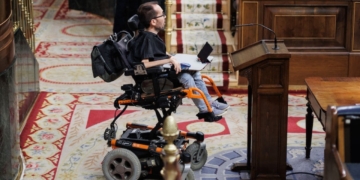 Pablo Echenique en el Congreso de los Diputados
