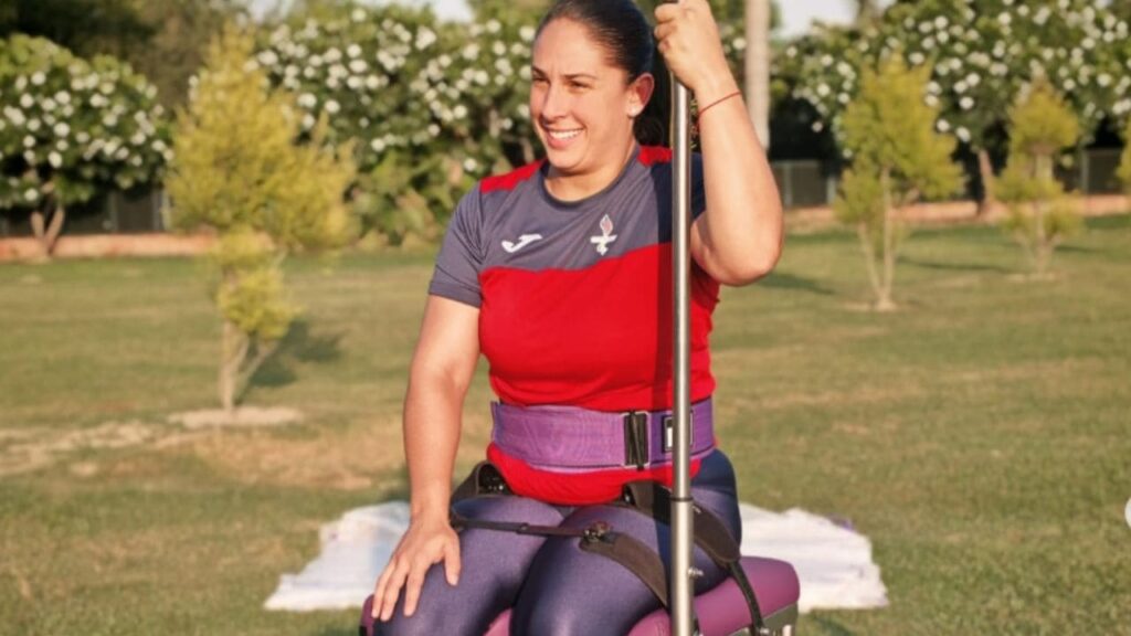 Amalia Ortuño, atleta con discapacidad, destaca la importancia del entrenamiento para ser independiente