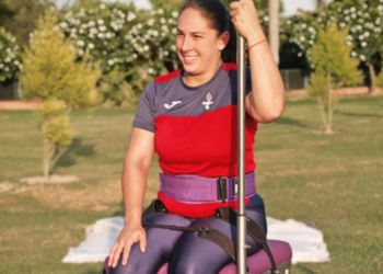 Amalia Ortuño, atleta con discapacidad, destaca la importancia del entrenamiento para ser independiente