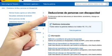 Cómo solicitar la deducción fiscal por discapacidad en la declaración de la Renta (2026)