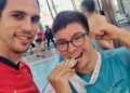 Guillermo Gracia, nadador con síndrome de Down, en el Campeonato de España FEDDI