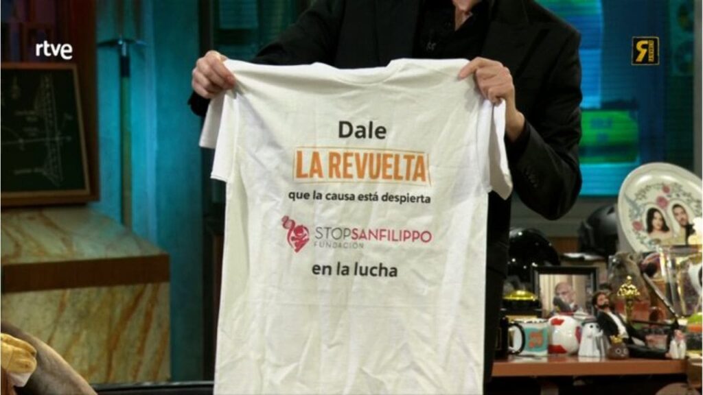 Carlos, divulgador del síndrome Sanfilippo, visibiliza la enfermedad en 'La Revuelta'
